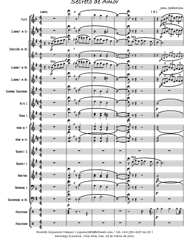 La imagen puede contener una previsualizacion de una partitura